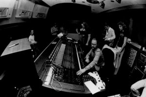 Eddie Kramer at Studio A board.